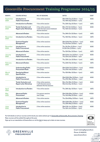 image of downloadable course calendar