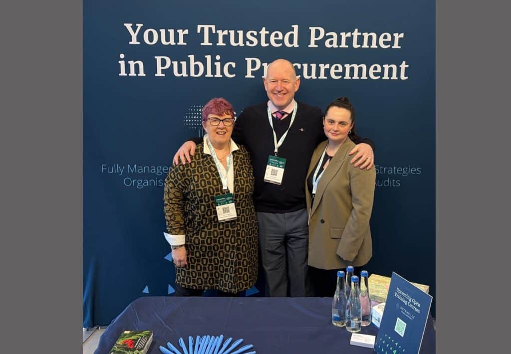 photo of Jeanne, Mick and Eimear from Greenville