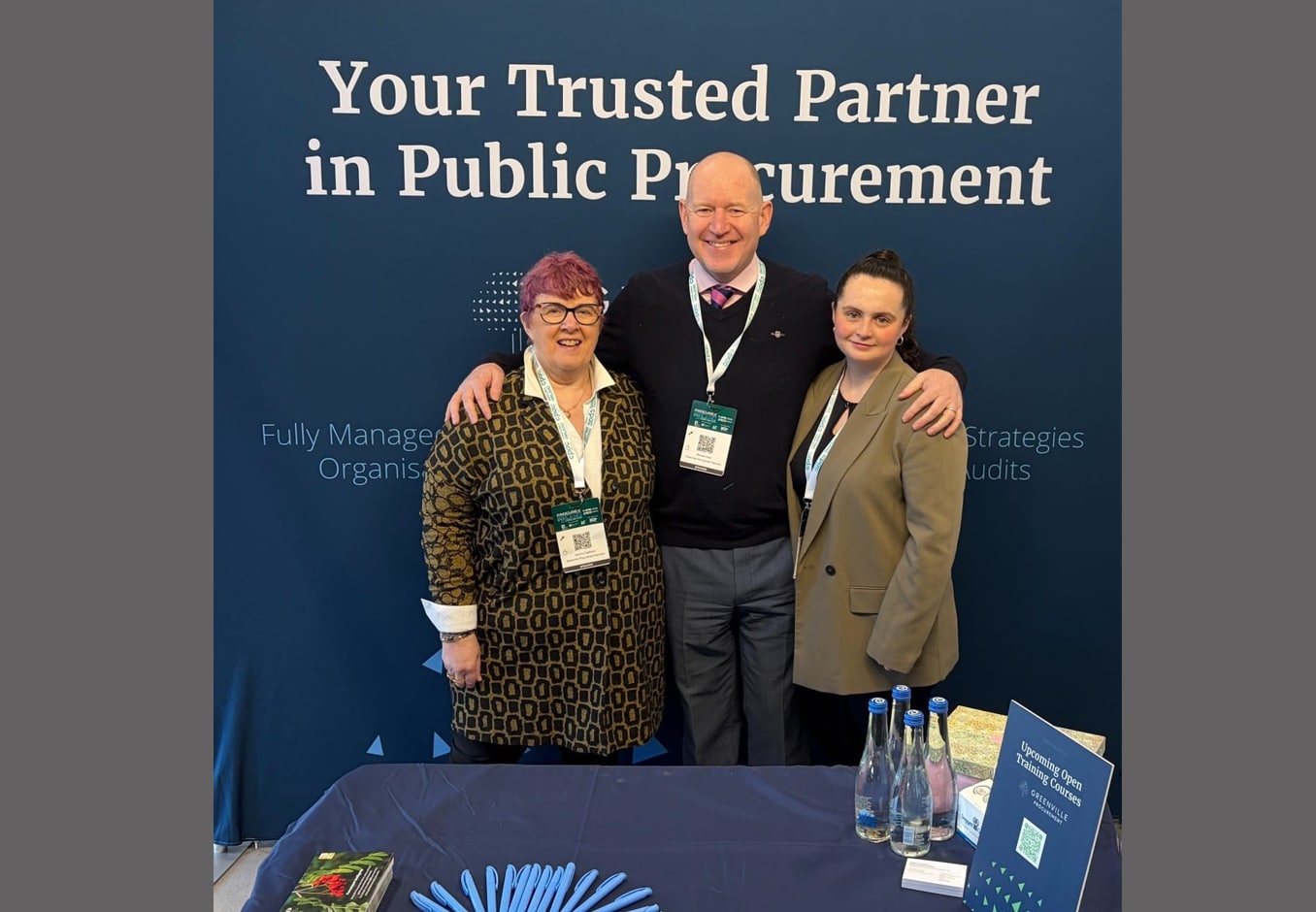 photo of Jeanne, Mick and Eimear from Greenville